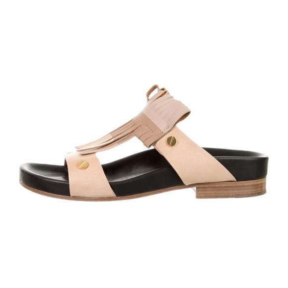Chloe Shoes - Chloè Kiltie Slide Sandasl